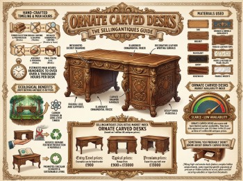 Ornate Carved Desks Guide Infographic