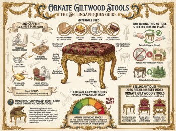 Ornate Giltwood Stools Guide Infographic