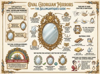 Oval Georgian Mirrors Guide Infographic