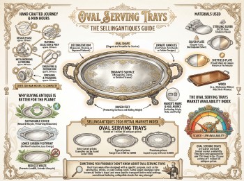 Oval Serving Trays Guide Infographic