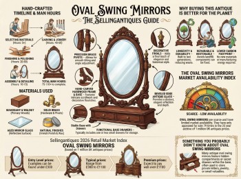 Oval Swing Mirrors Guide Infographic