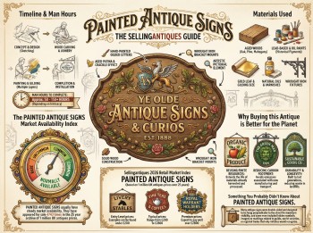Painted Antique Signs Guide Infographic