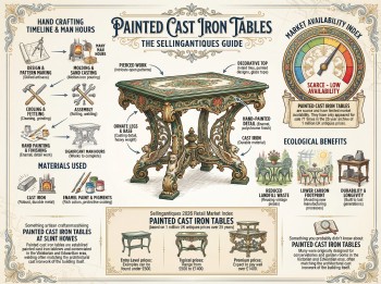Painted Cast Iron Tables Guide Infographic