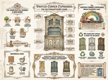 Painted Corner Cupboards Guide Infographic