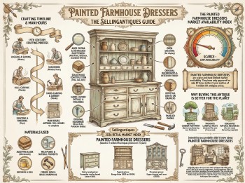 Painted Farmhouse Dressers Guide Infographic