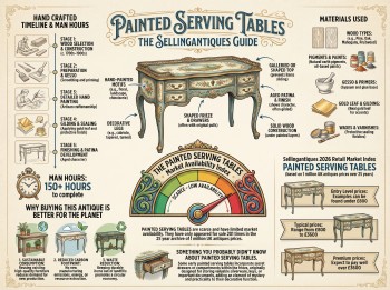 Painted Serving Tables Guide Infographic