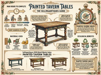 Painted Tavern Tables Guide Infographic