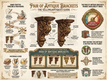 Pair Of Antique Brackets Guide Infographic