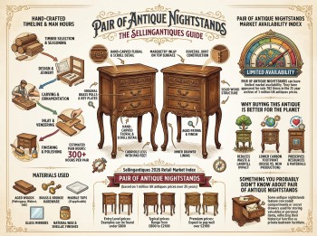 Pair Of Antique Nightstands Guide Infographic