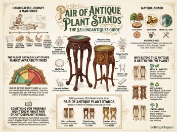 Pair Of Antique Plant Stands Guide Infographic