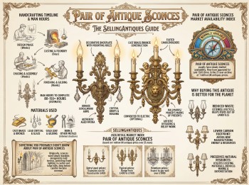 Pair Of Antique Sconces Guide Infographic