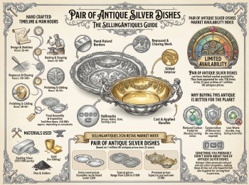 Pair Of Antique Silver Dishes Guide Infographic