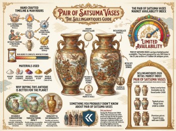 Pair Of Satsuma Vases Guide Infographic