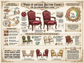 Pairs Of Antique Button Chairs Guide Infographic