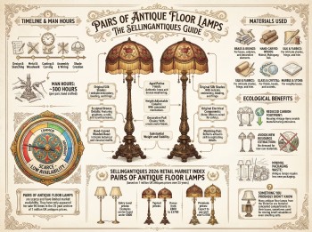 Pairs Of Antique Floor Lamps Guide Infographic