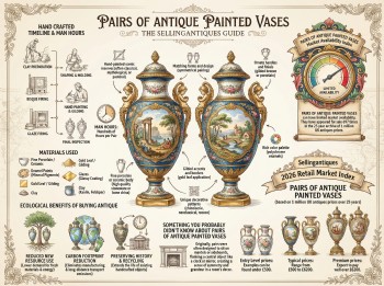 Pairs Of Antique Painted Vases Guide Infographic