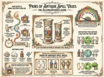 Pairs Of Antique Spill Vases Guide Infographic