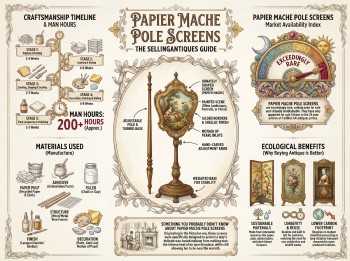 Papier Mache Pole Screens Guide Infographic