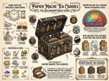 Papier Mache Tea Caddies from 1 Shops