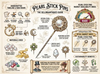 Pearl Stick Pins Guide Infographic