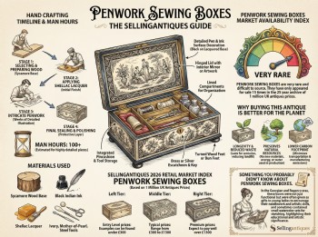 Penwork Sewing Boxes Guide Infographic