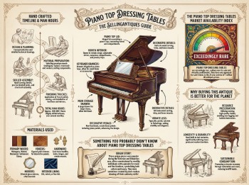 Piano Top Dressing Tables Guide Infographic