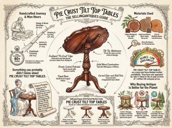 Pie Crust Tilt Top Tables Guide Infographic