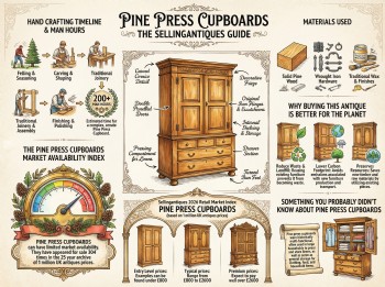 Pine Press Cupboards Guide Infographic