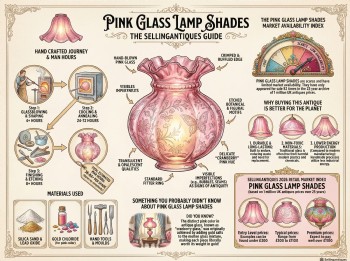 Pink Glass Lamp Shades Guide Infographic