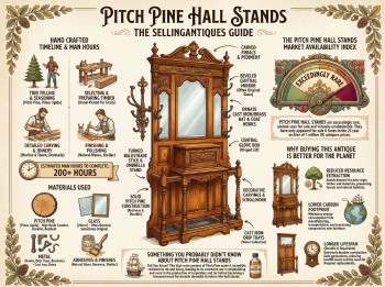 Pitch Pine Hall Stands Guide Infographic