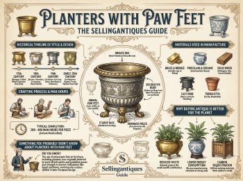 Planters With Paw Feet Guide Infographic