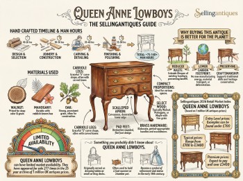 Queen Anne Lowboys Guide Infographic