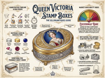 Queen Victoria Stamp Boxes Guide Infographic
