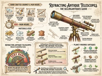 Refracting Antique Telescopes Guide Infographic