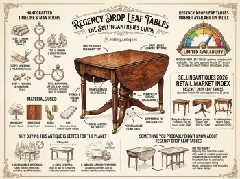 Regency Drop Leaf Tables Guide Infographic