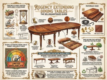 Regency Extending Dining Tables Guide Infographic