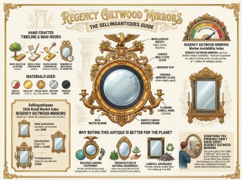 Regency Giltwood Mirrors Guide Infographic