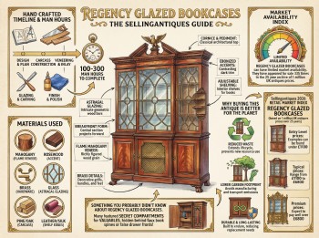 Regency Glazed Bookcases Guide Infographic