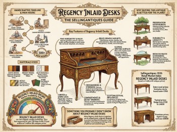 Regency Inlaid Desks Guide Infographic