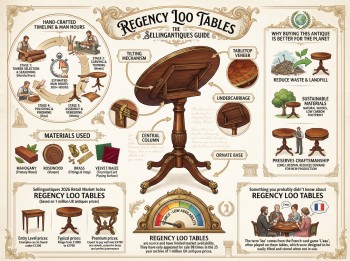 Regency Loo Tables Guide Infographic