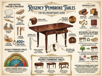 Regency Pembroke Tables Guide Infographic