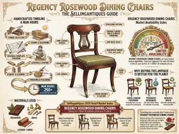 Regency Rosewood Dining Chairs Guide Infographic