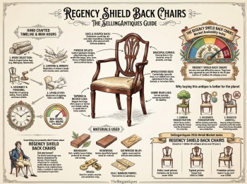 Regency Shield Back Chairs Guide Infographic