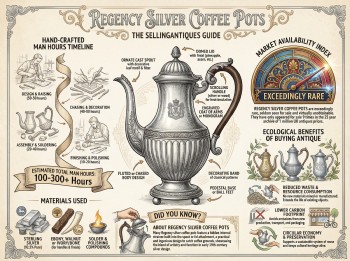 Regency Silver Coffee Pots Guide Infographic