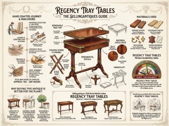 Regency Tray Tables Guide Infographic