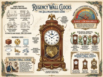 Regency Wall Clocks from 11 Shops