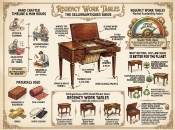 Regency Work Tables Guide Infographic