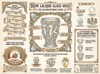 Rene Lalique Glass Vases Guide Infographic