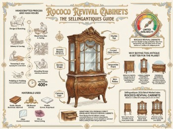 Rococo Revival Cabinets Guide Infographic