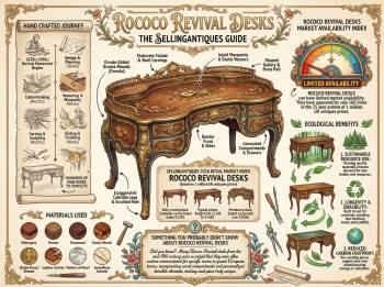 Rococo Revival Desks Guide Infographic